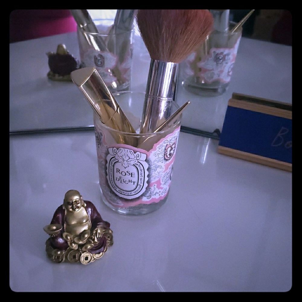 Empty Diptyque med size jar Rose Delight 2018